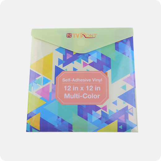 Matte Metallic Adhesive Vinyl Bundle - 12" x 12" 9 Pack （9 Assorted Colors）