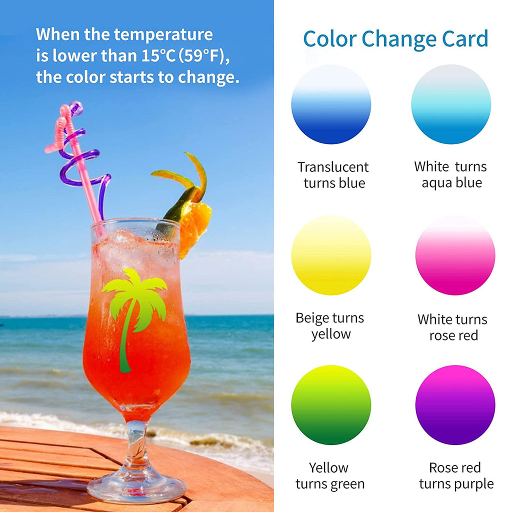 Cold Color Changing Adhesive Vinyl Bundle - 12" x 10" 8 pack