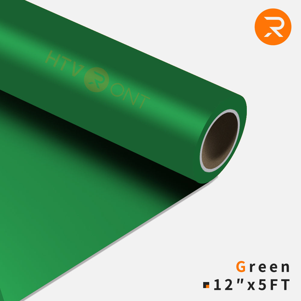 Heat Transfer Vinyl Roll - 12"x5 Ft (35 Colors）