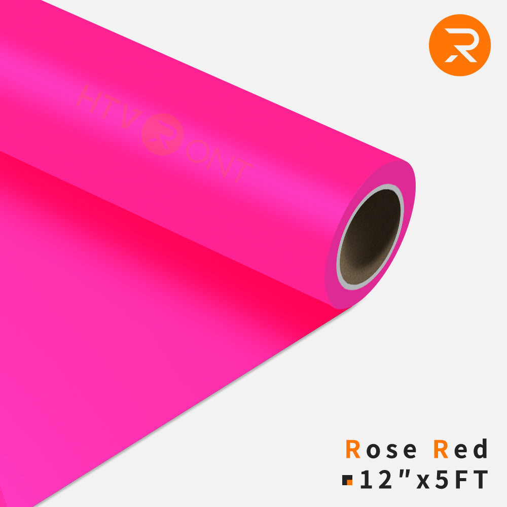 Heat Transfer Vinyl Roll - 12"x5 Ft (35 Colors）