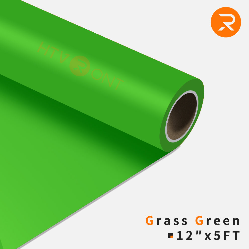 Heat Transfer Vinyl Roll - 12"x5 Ft (35 Colors）