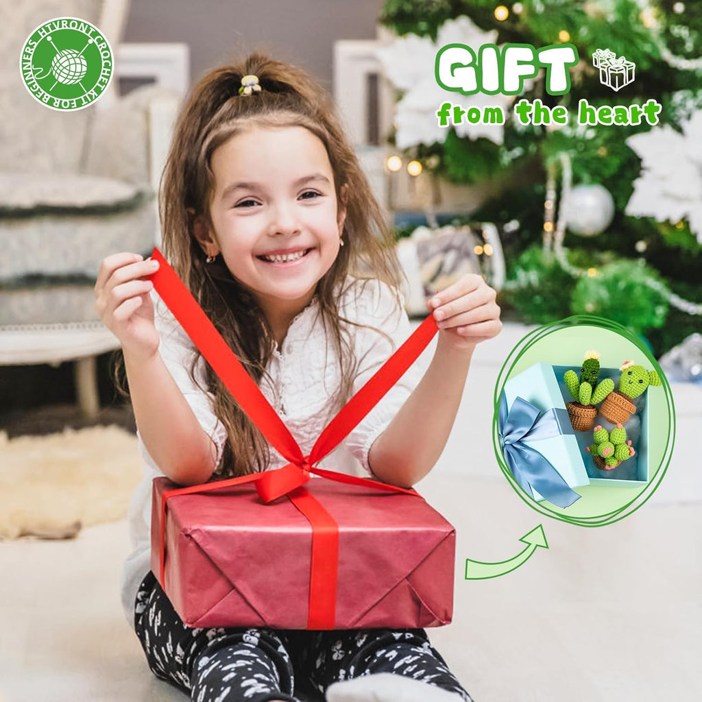 Complete Plants Crochet Kits with Stitch for Beginners