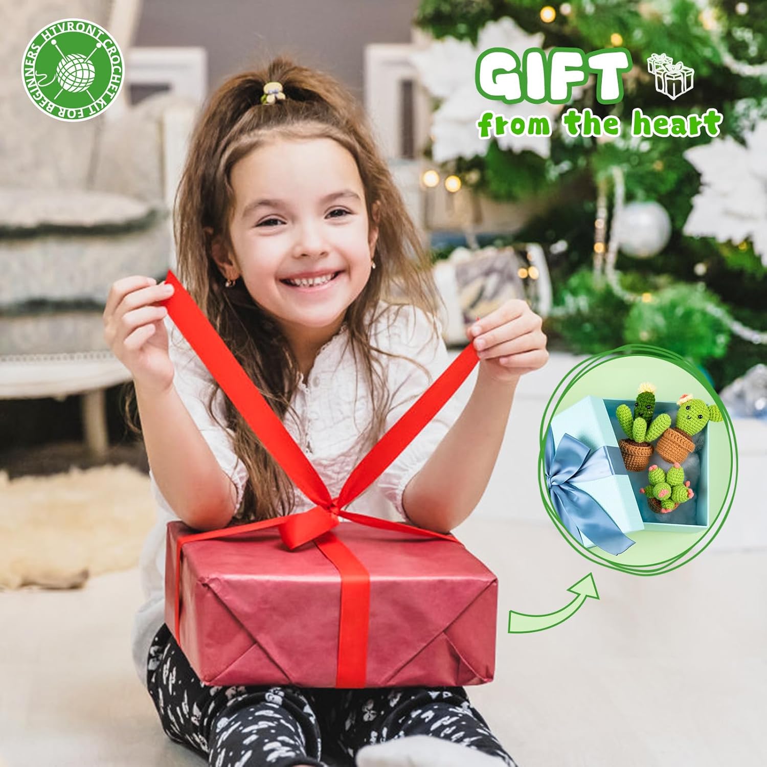 Complete Plants Crochet Kits with Stitch for Beginners