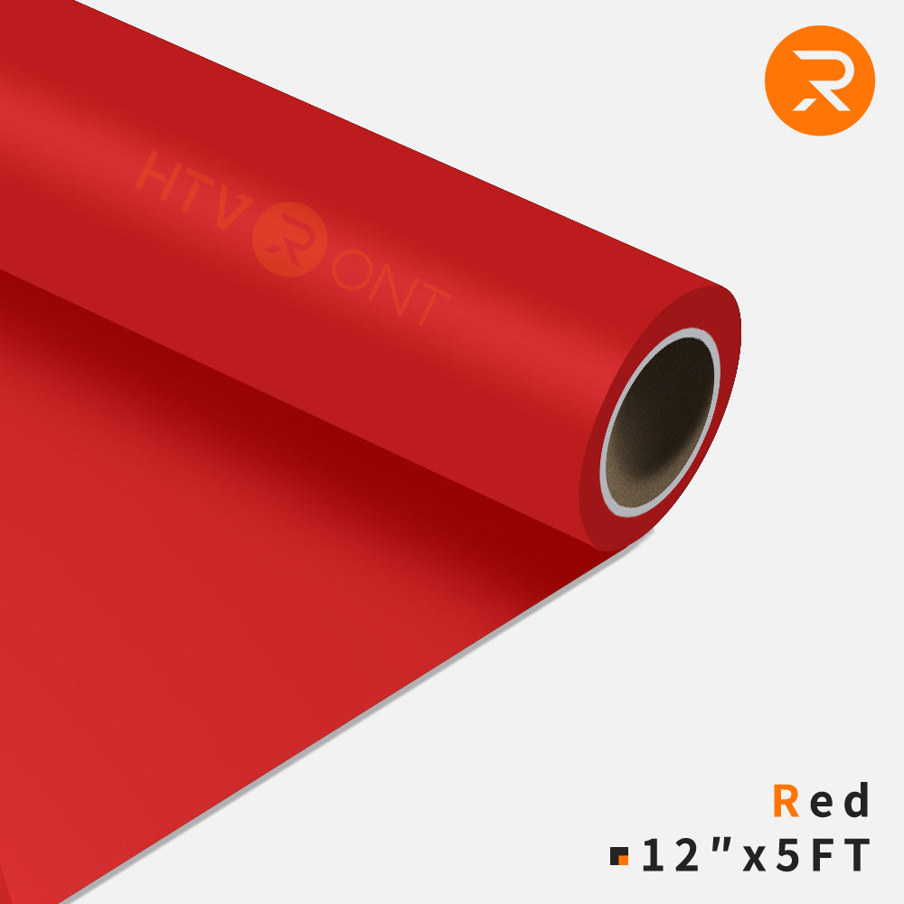 Heat Transfer Vinyl Roll - 12"x5 Ft (35 Colors）