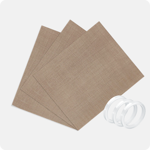 PTFE Teflon Sheet for Heat Press Heat Tape Bundle- 12" x 16"