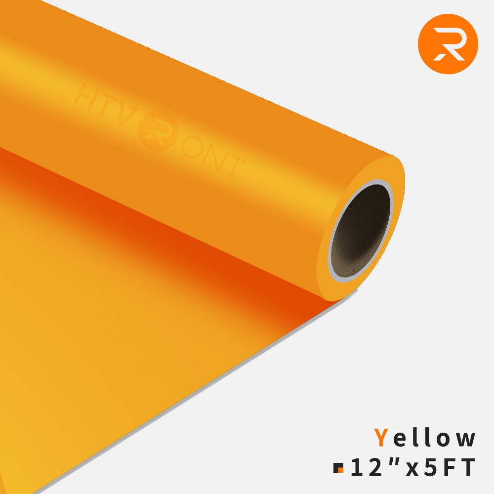 Heat Transfer Vinyl Roll - 12"x5 Ft (35 Colors）
